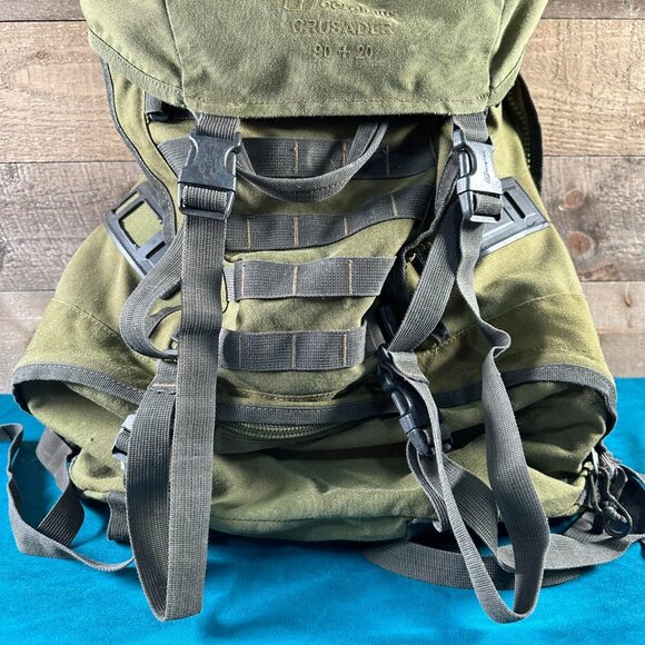 *sold ebay* Berghaus Crusader 90+20 Sz 3 MMPS Camping Backpack Rucksack Green - Picture 9 of 12